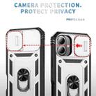 For iPhone 17 Sliding Camshield TPU + PC Phone Case with Holder(White+Black) - 3