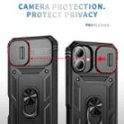 For iPhone 17 Sliding Camshield TPU + PC Phone Case with Holder(Black) - 3