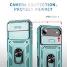 For iPhone 17 Air Sliding Camshield TPU + PC Phone Case with Holder(Green) - 3