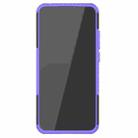 For Xiaomi Redmi 9A Tire Texture Shockproof TPU+PC Protective Case with Holder(Purple) - 3