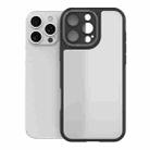 For iPhone 16 Pro Max Bodyguard Micro Matte PC Hybrid TPU Phone Case(Black) - 1