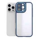 For iPhone 16 Pro Max Bodyguard Micro Matte PC Hybrid TPU Phone Case(Blue) - 1