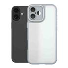 For iPhone 16 Plus Bodyguard Micro Matte PC Hybrid TPU Phone Case(Grey) - 1