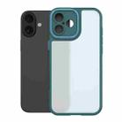 For iPhone 16 Plus Bodyguard Micro Matte PC Hybrid TPU Phone Case(Green) - 1