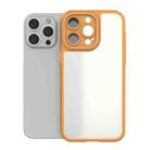 For iPhone 15 Pro Max Bodyguard Micro Matte PC Hybrid TPU Phone Case(Orange) - 1