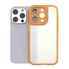 For iPhone 15 Pro Bodyguard Micro Matte PC Hybrid TPU Phone Case(Orange) - 1