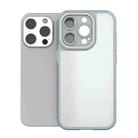 For iPhone 15 Pro Bodyguard Micro Matte PC Hybrid TPU Phone Case(Grey) - 1