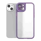 For iPhone 15 Plus Bodyguard Micro Matte PC Hybrid TPU Phone Case(Purple) - 1