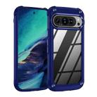 For Google Pixel 9 / 9 Pro TPU + PC Lens Protection Phone Case(Blue) - 1