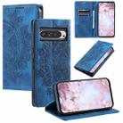 For Google Pixel 9 Pro XL Totem Embossed Magnetic Leather Phone Case(Blue) - 1