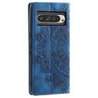 For Google Pixel 9 Pro XL Totem Embossed Magnetic Leather Phone Case(Blue) - 3