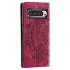 For Google Pixel 9 Pro XL Totem Embossed Magnetic Leather Phone Case(Red) - 3