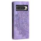 For Google Pixel 9 Pro XL Totem Embossed Magnetic Leather Phone Case(Purple) - 3