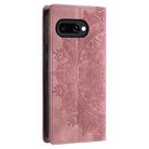 For Google Pixel 9a Totem Embossed Magnetic Leather Phone Case(Rose Gold) - 3