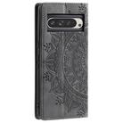 For Google Pixel 10 Pro XL Totem Embossed Magnetic Leather Phone Case(Grey) - 3