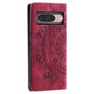 For Google Pixel 10 / 10 Pro Totem Embossed Magnetic Leather Phone Case(Red) - 3