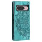 For Google Pixel 10 / 10 Pro Totem Embossed Magnetic Leather Phone Case(Green) - 3