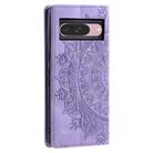 For Google Pixel 10 / 10 Pro Totem Embossed Magnetic Leather Phone Case(Purple) - 3