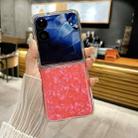 For Xiaomi Mix Flip Pearlescent Shell Texture Phone Case(Red) - 2