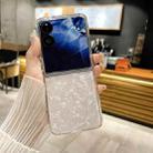 For Xiaomi Mix Flip 2 Pearlescent Shell Texture Phone Case(White) - 2