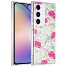 For Samsung Galaxy A54 5G Dual-side Laminating IMD PC Hybrid TPU Phone Case(Cop-rose) - 1