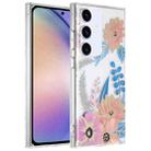 For Samsung Galaxy A54 5G Dual-side Laminating IMD PC Hybrid TPU Phone Case(Lotus) - 1
