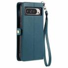 For Google Pixel 9 Pro XL Wallet Multi-card Slot Leather Phone Case(Green) - 3