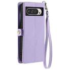 For Google Pixel 9 Pro XL Wallet Multi-card Slot Leather Phone Case(Purple) - 3