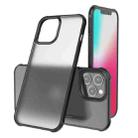 For iPhone 12 mini Sound Coversion Shockproof Frosted Acrylic Protective Case(Black) - 1