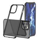 For iPhone 12 Pro Max Sound Coversion Shockproof Acrylic Protective Case(Black) - 1