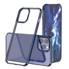 For iPhone 12 Pro Max Sound Coversion Shockproof Acrylic Protective Case(Blue) - 1