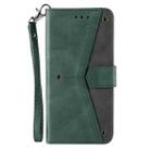 For Google Pixel 9 Pro XL Nail Skin Feel Stitching Calf Texture Leather Phone Case(Green) - 3