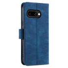 For Google Pixel 9a Nail Skin Feel Stitching Calf Texture Leather Phone Case(Blue) - 3