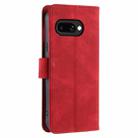 For Google Pixel 9a Nail Skin Feel Stitching Calf Texture Leather Phone Case(Red) - 3