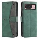 For Google Pixel 10 / 10 Pro Nail Skin Feel Stitching Calf Texture Leather Phone Case(Green) - 1
