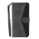 For Google Pixel 10 / 10 Pro Nail Skin Feel Stitching Calf Texture Leather Phone Case(Grey) - 2