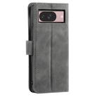 For Google Pixel 10 / 10 Pro Nail Skin Feel Stitching Calf Texture Leather Phone Case(Grey) - 3