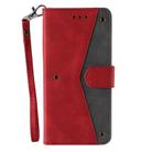 For Google Pixel 10 / 10 Pro Nail Skin Feel Stitching Calf Texture Leather Phone Case(Red) - 2
