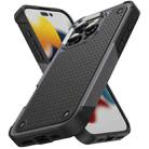 For iPhone 16 Pro PC + TPU Shockproof Protective Phone Case(Grey+Black) - 1