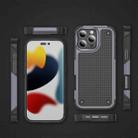 For iPhone 16 Pro PC + TPU Shockproof Protective Phone Case(Grey+Black) - 2