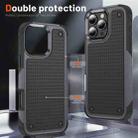 For iPhone 16 Pro PC + TPU Shockproof Protective Phone Case(Grey+Black) - 3