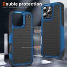 For iPhone 16 Pro PC + TPU Shockproof Protective Phone Case(Blue+Black) - 3