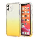 For iPhone 12 Pro Max 3 In 1 Dreamland PC + TPU Gradient Monochrome Transparent Border Protective Case(Yellow) - 1