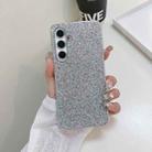 For Samsung Galaxy S24 FE 5G Glitter Powder Shockproof TPU Phone Case(Silver) - 1