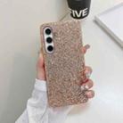 For Samsung Galaxy S24 FE 5G Glitter Powder Shockproof TPU Phone Case(Gold) - 1