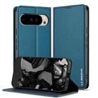 For Google Pixel 9 Pro / 9 LC.IMEEKE L1 Series Frosted Fine Texture PU Phone Case(Blue) - 1