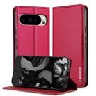 For Google Pixel 9 Pro / 9 LC.IMEEKE L1 Series Frosted Fine Texture PU Phone Case(Red) - 1