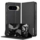 For Google Pixel 9 Pro XL LC.IMEEKE L1 Series Frosted Fine Texture PU Phone Case(Black) - 1