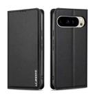 For Google Pixel 9 Pro XL LC.IMEEKE L1 Series Frosted Fine Texture PU Phone Case(Black) - 2