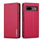 For Google Pixel 8 LC.IMEEKE L1 Series Frosted Fine Texture PU Phone Case(Red) - 2